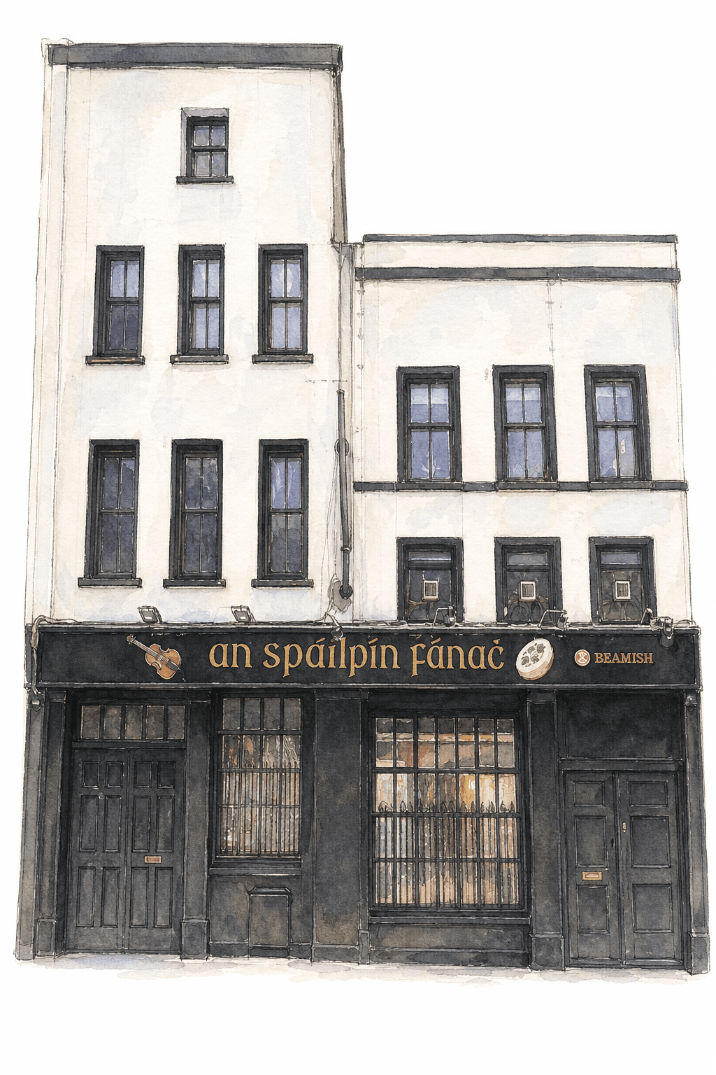 Illustration of An Spailpín Fánach, Cork