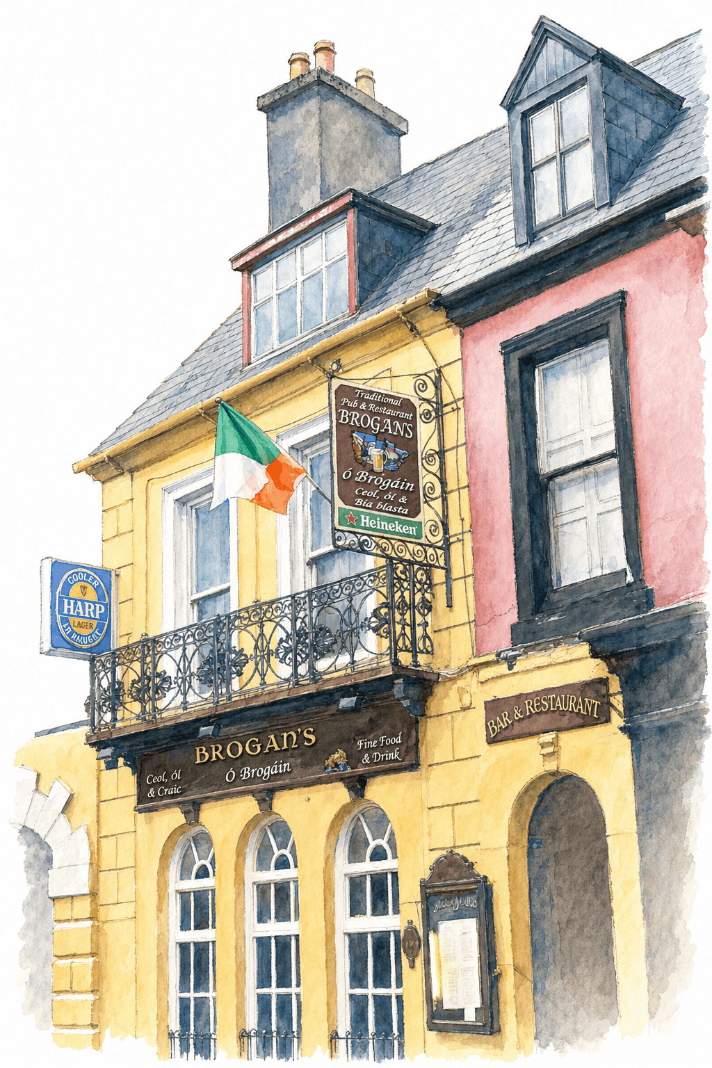 Illustration of Brogan's, Ennis