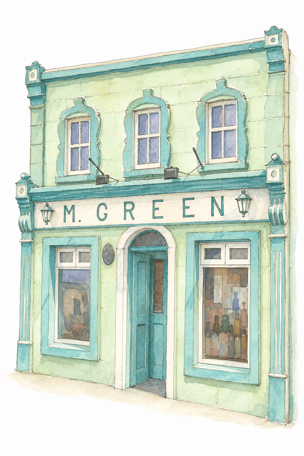 Illustration of Green's Bar (M. Green), Kinvara