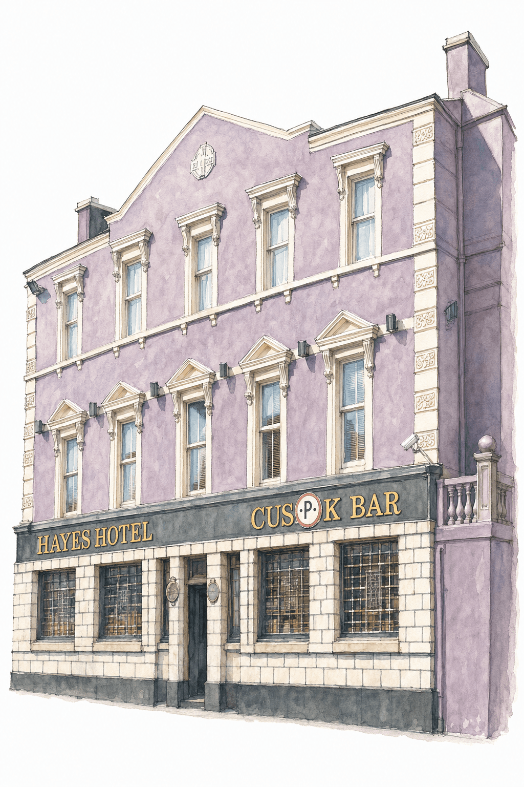 Illustration of Hayes Hotel, Thurles