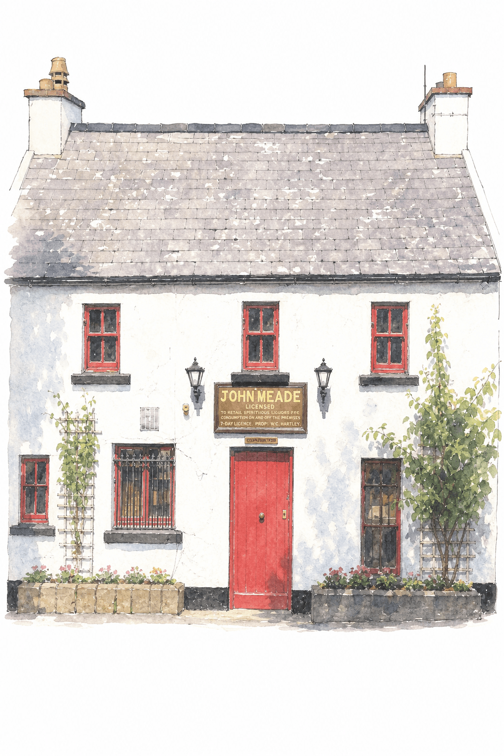 Illustration of Jack Meade's (John Meade), Halfway House