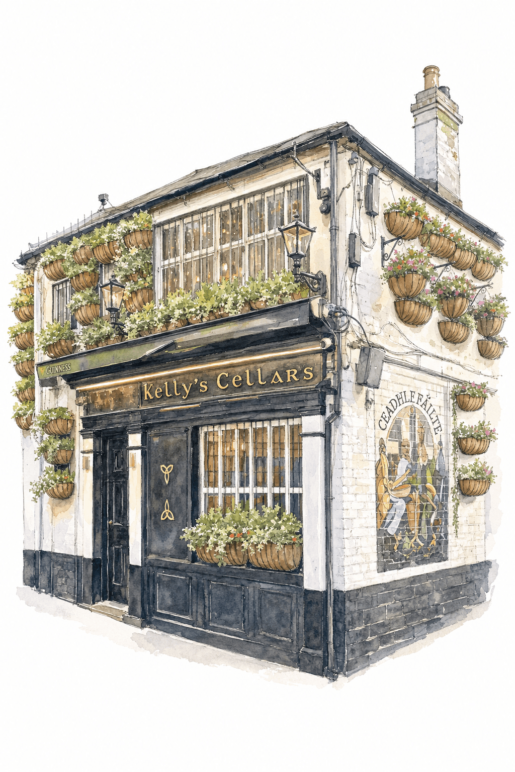 Illustration of Kelly's Cellars, Belfast