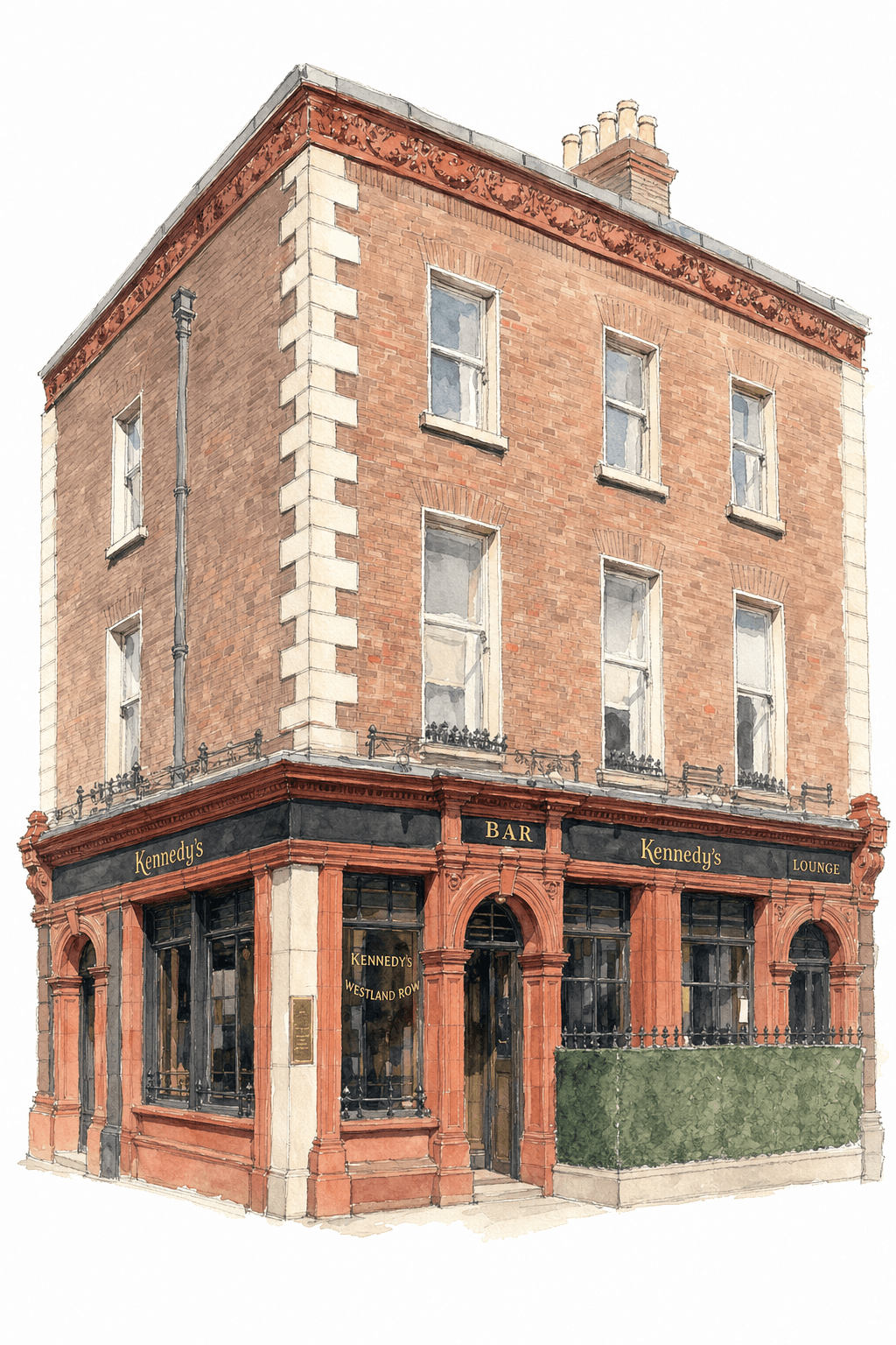 Illustration of Kennedy's Bar, Dublin