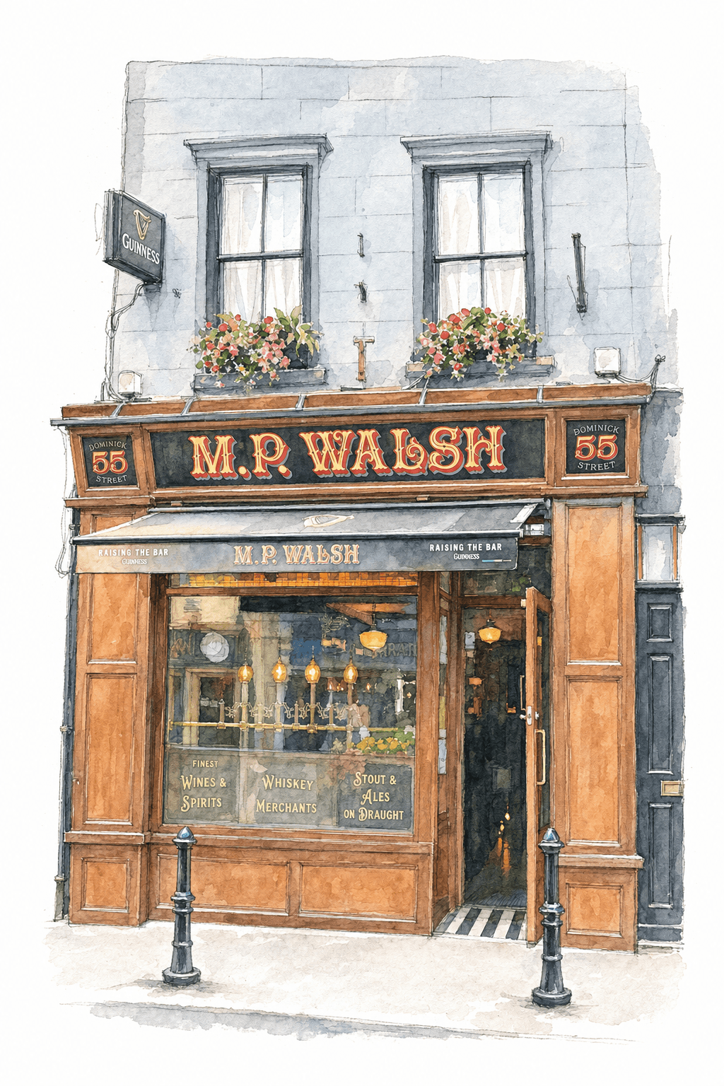 Illustration of M.P. Walsh, Galway