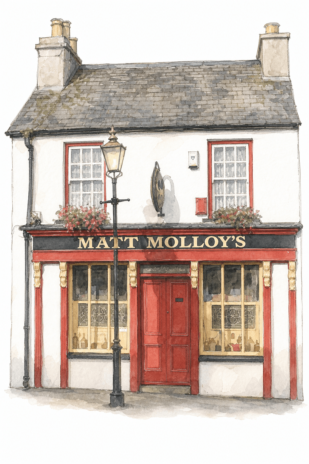 Illustration of Matt Molloy's, Westport