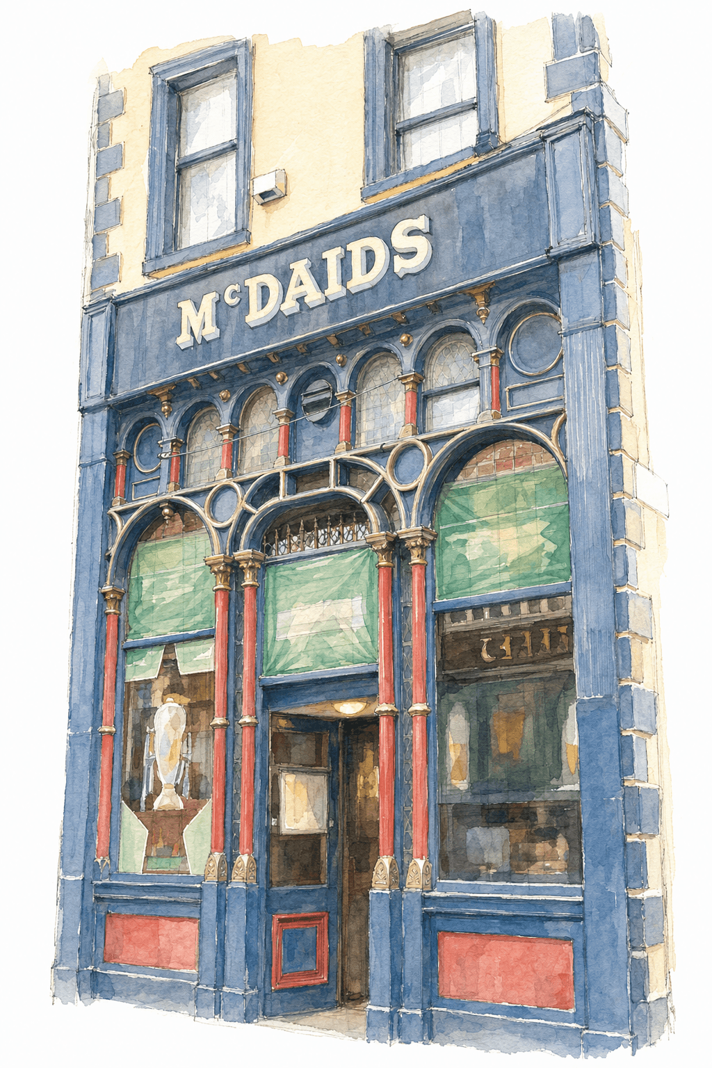 Illustration of McDaid's, Dublin