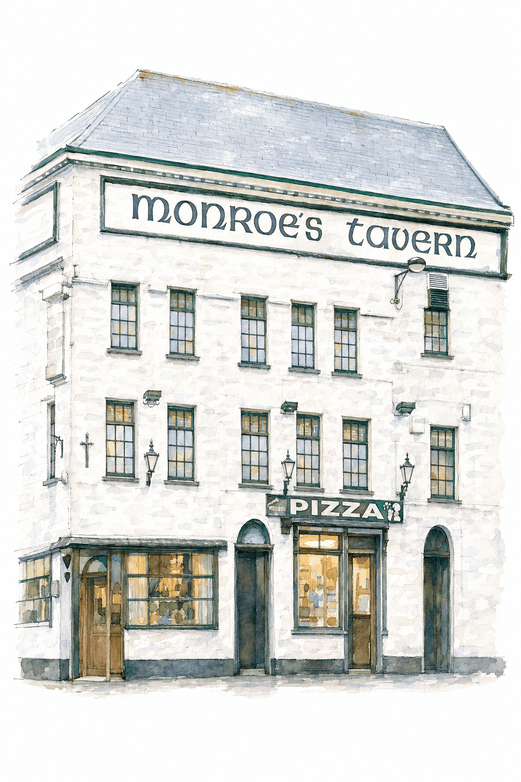 Illustration of Monroe's Tavern, Galway