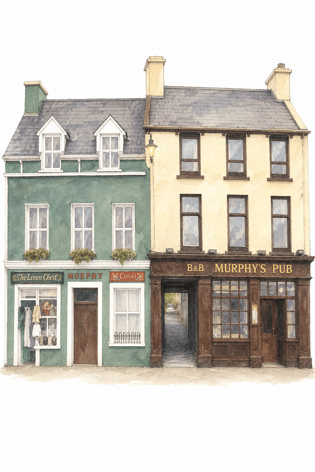 Illustration of Murphy's Pub, Dingle