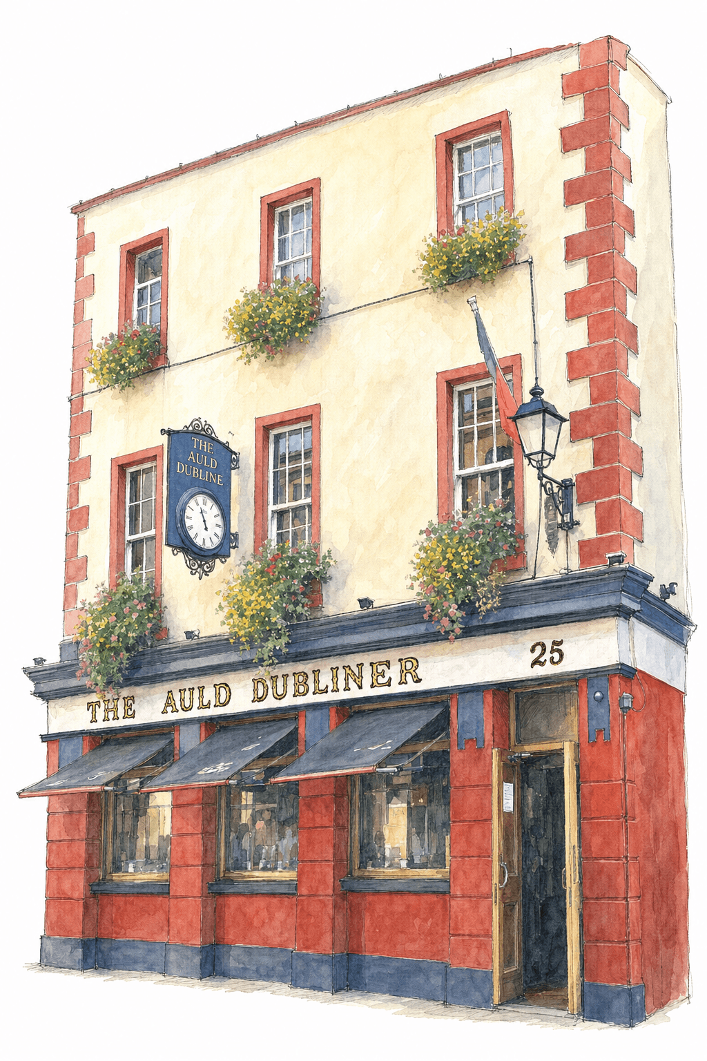 Illustration of The Auld Dubliner, Dublin