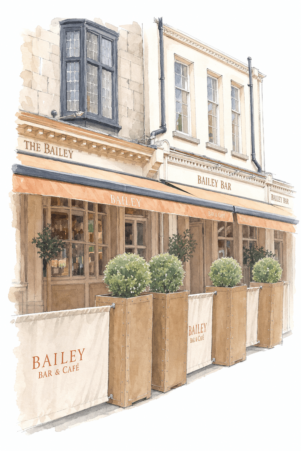 Illustration of The Bailey, Dublin