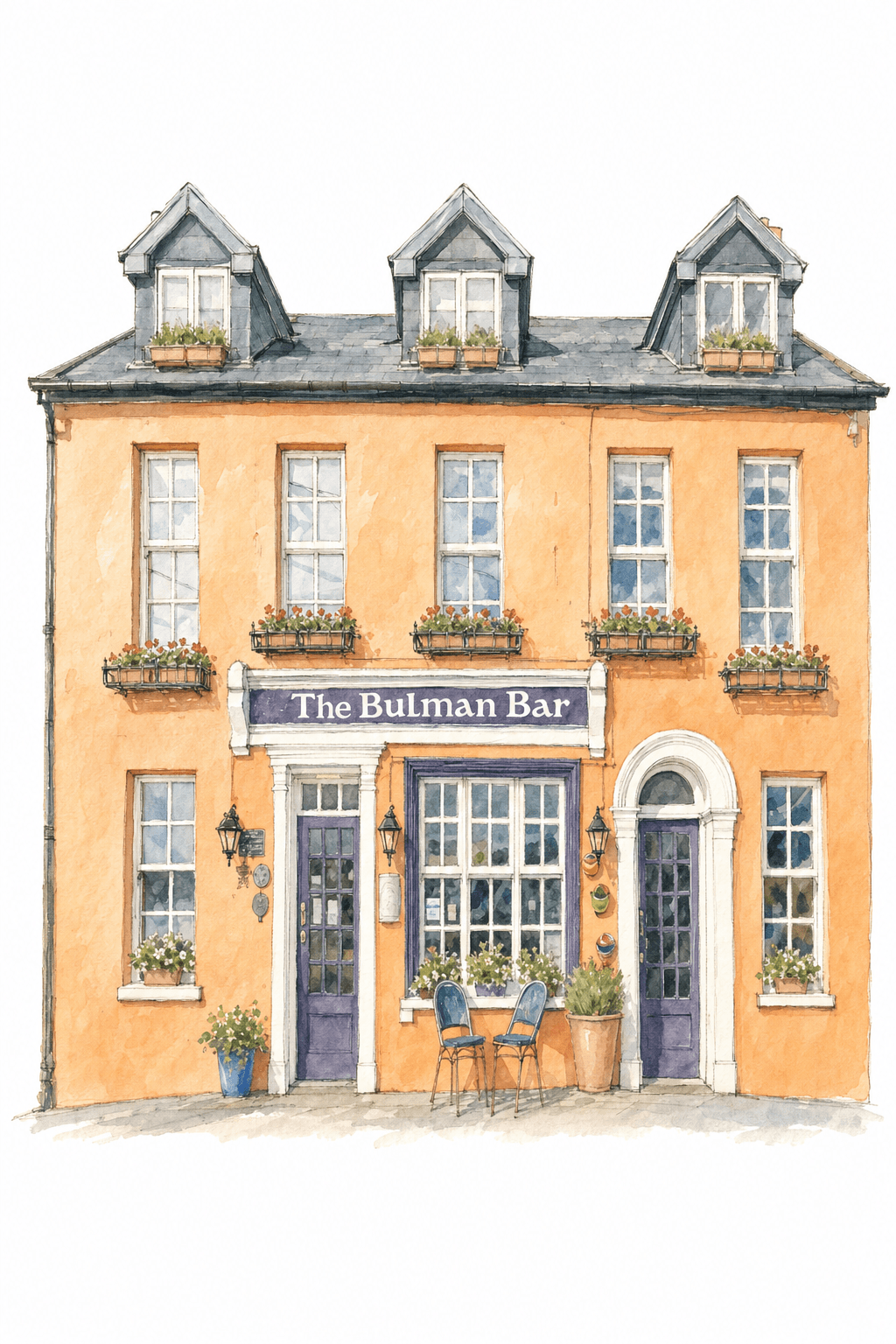 Illustration of The Bulman Bar, Kinsale