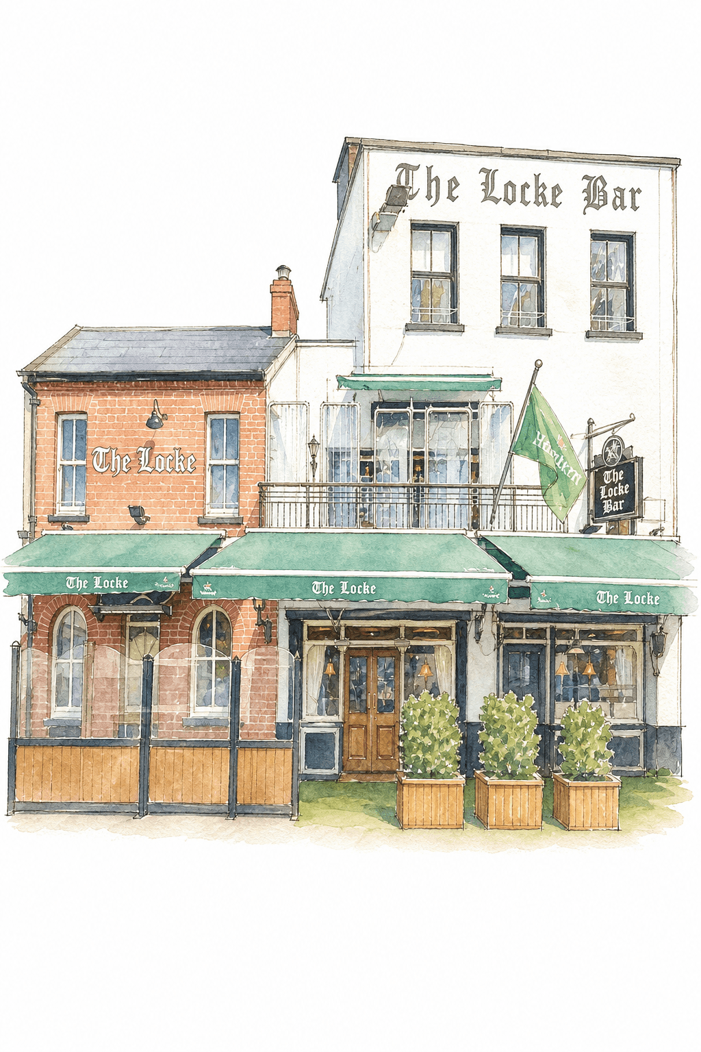 Illustration of The Locke Bar, Limerick City