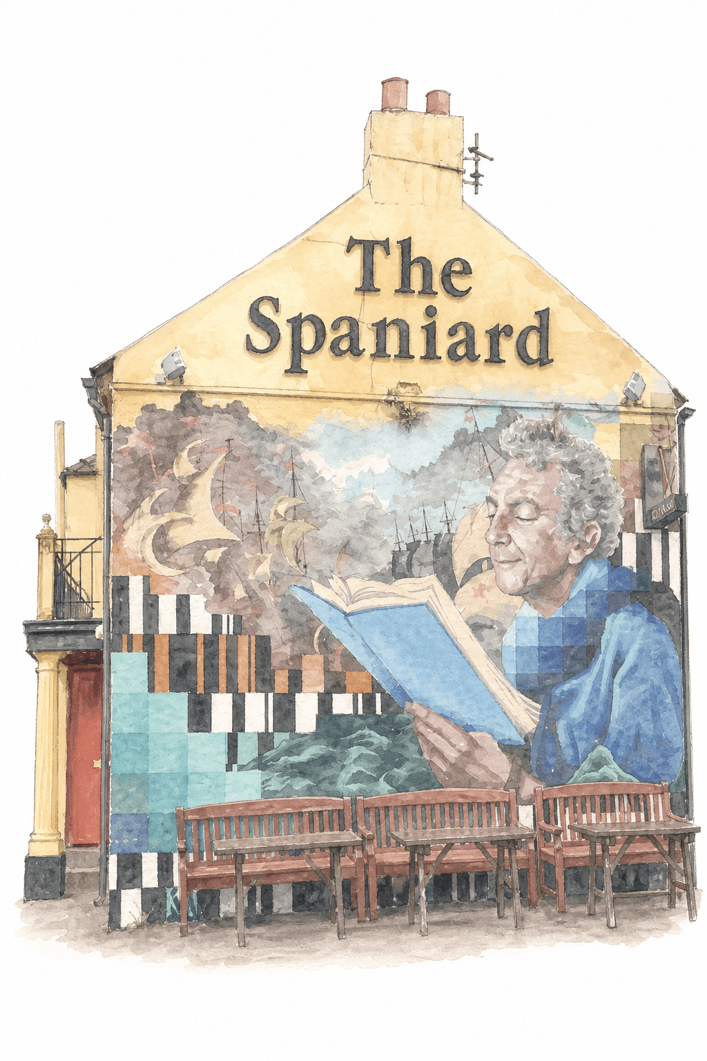 Illustration of The Spaniard, Kinsale