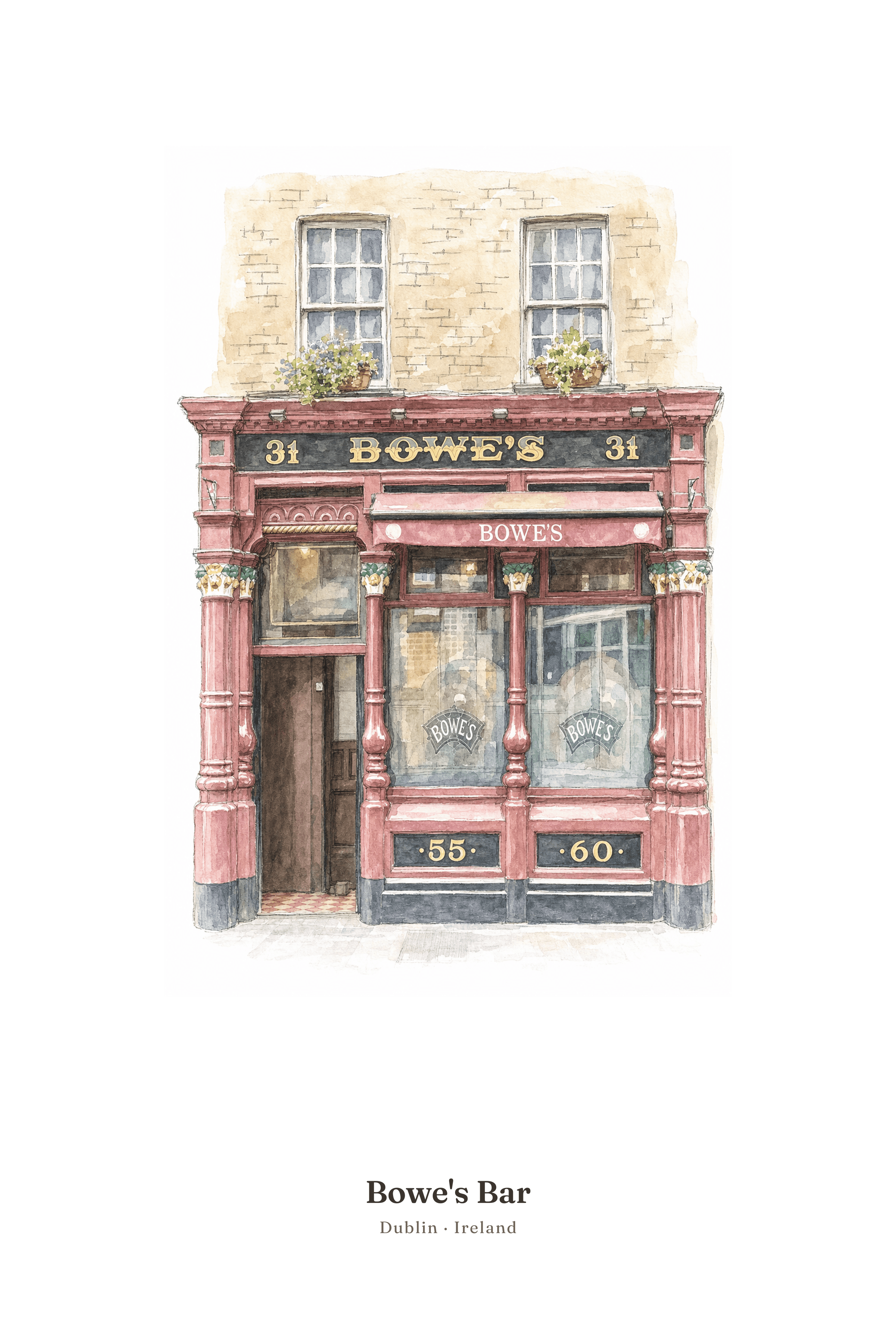 Poster of Bowe's Bar, Dublin