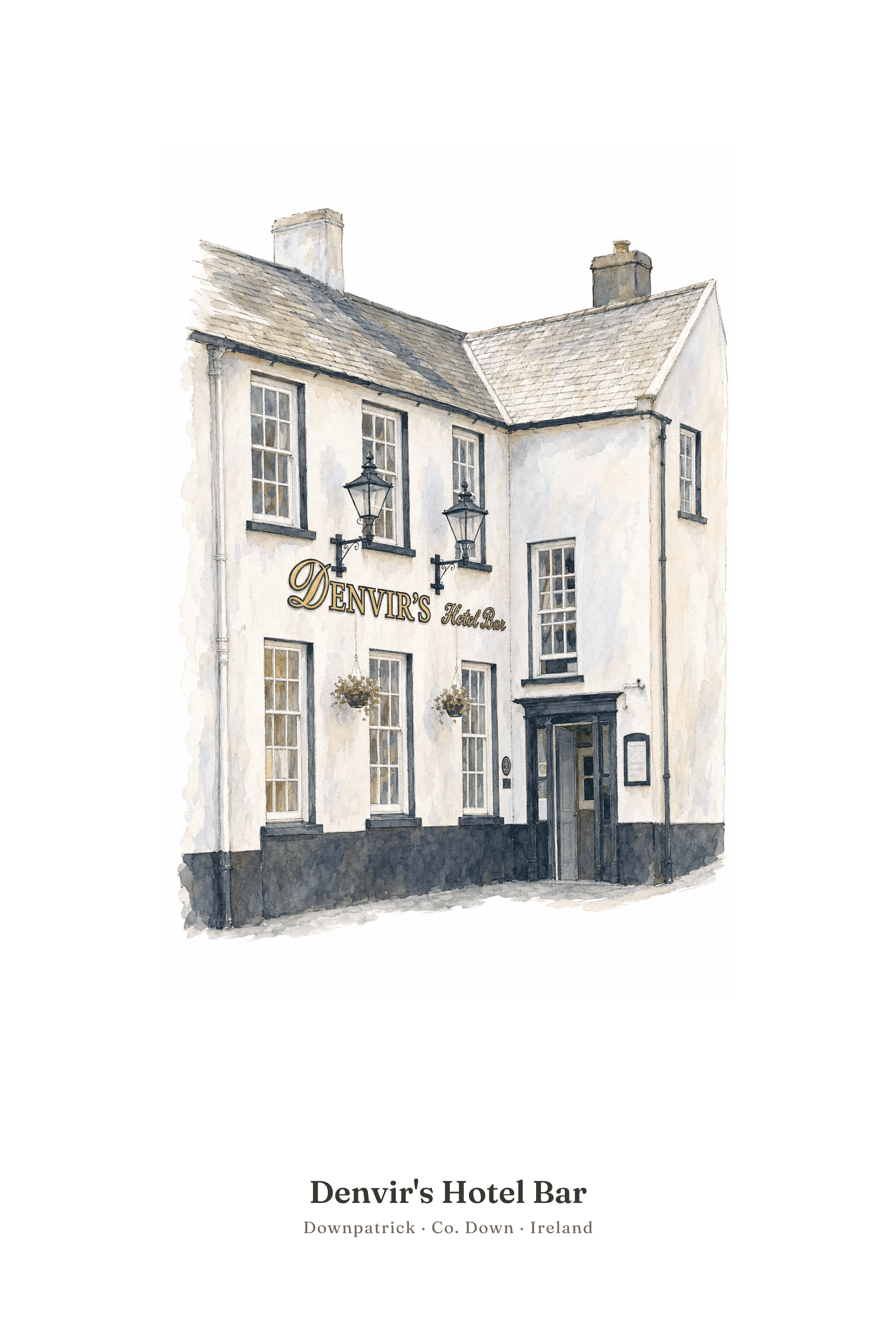 Poster of Denvir's Hotel Bar, Downpatrick