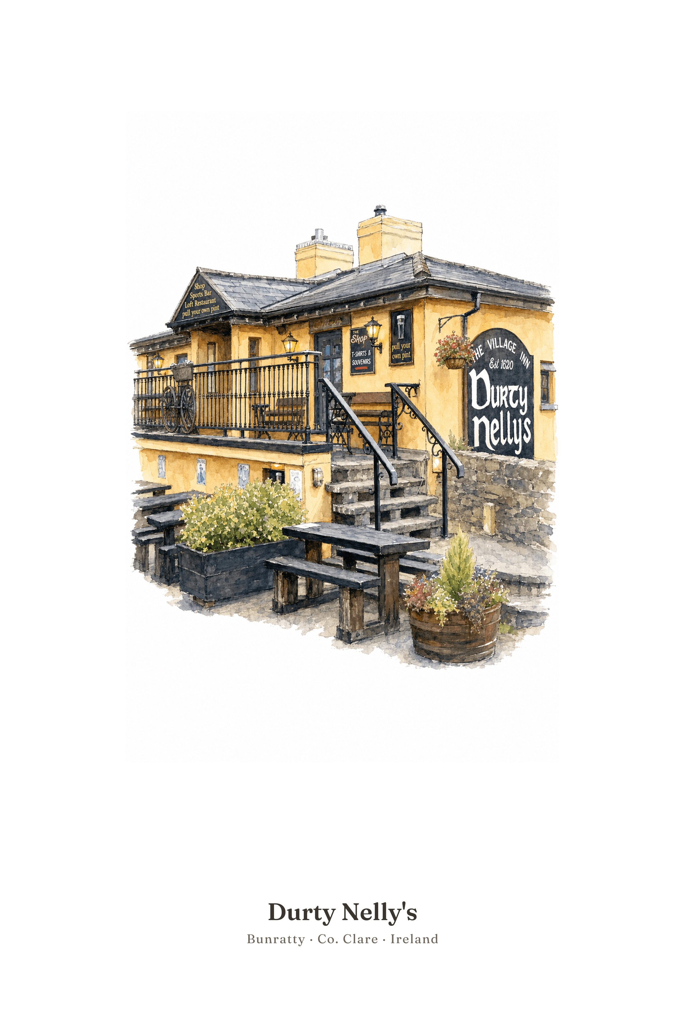 Poster of Durty Nelly's, Bunratty