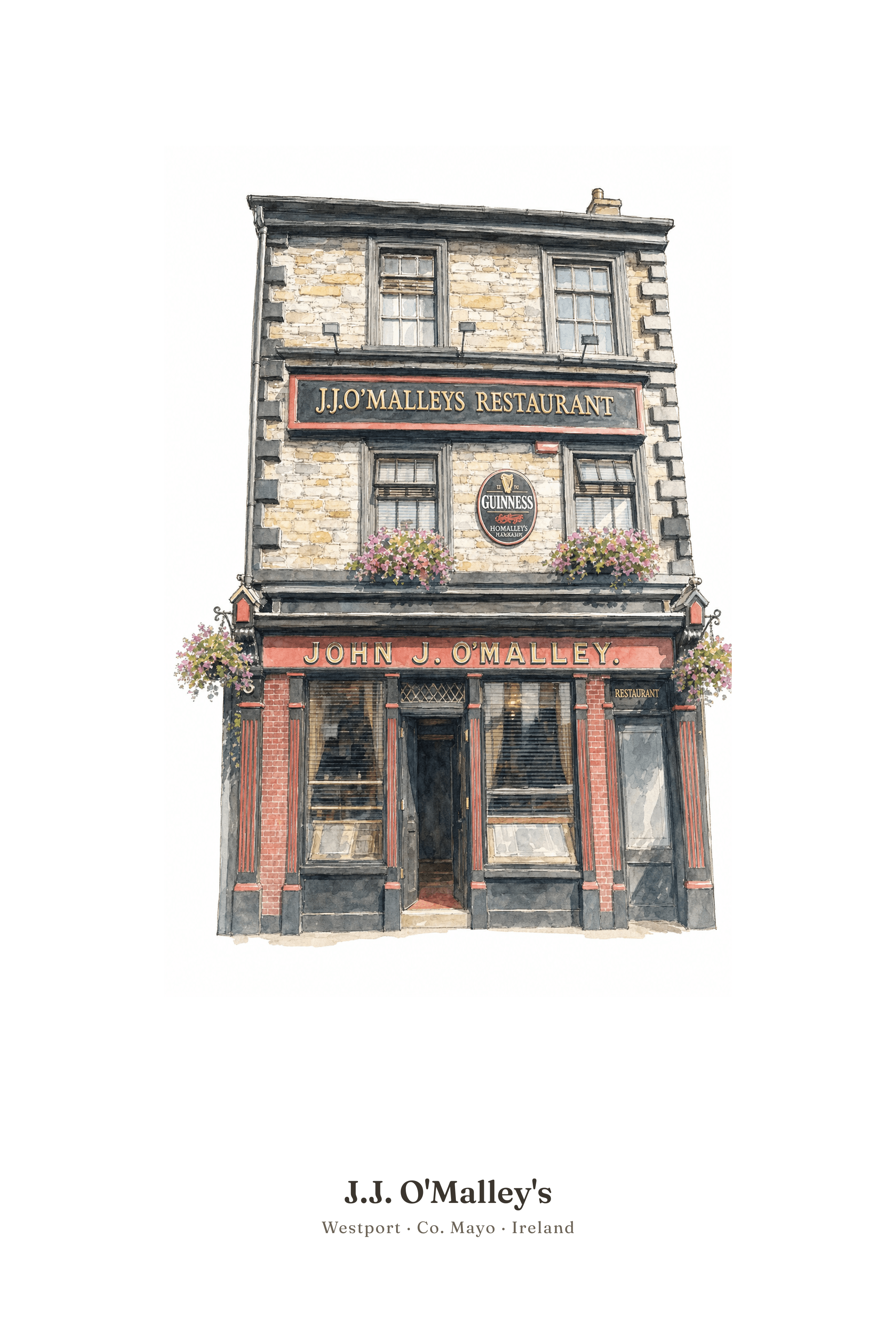 Poster of J.J. O'Malley's, Westport