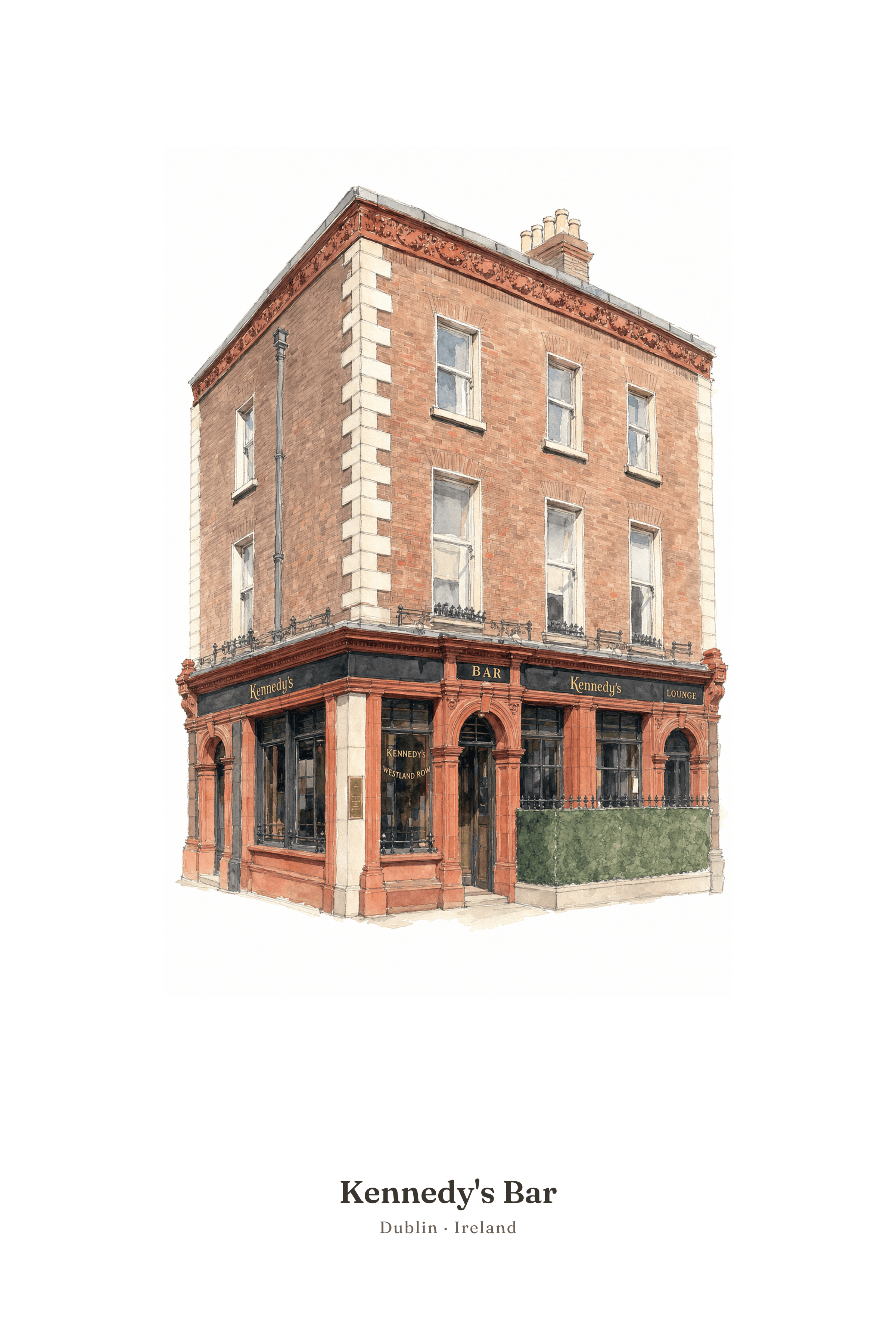 Poster of Kennedy's Bar, Dublin