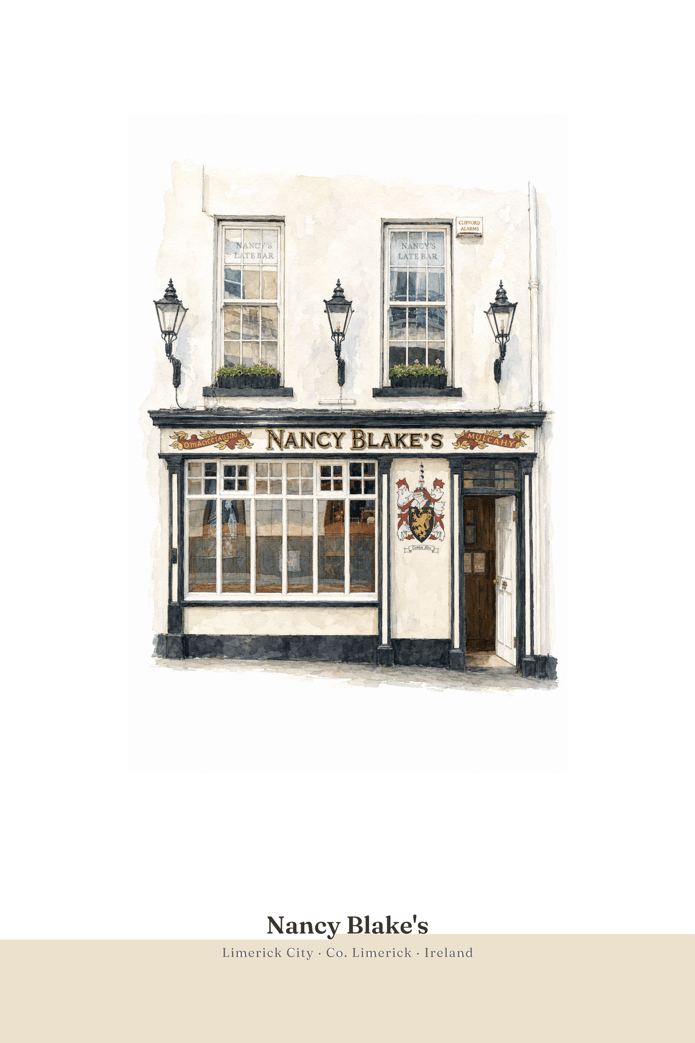 Poster of Nancy Blake's, Limerick City