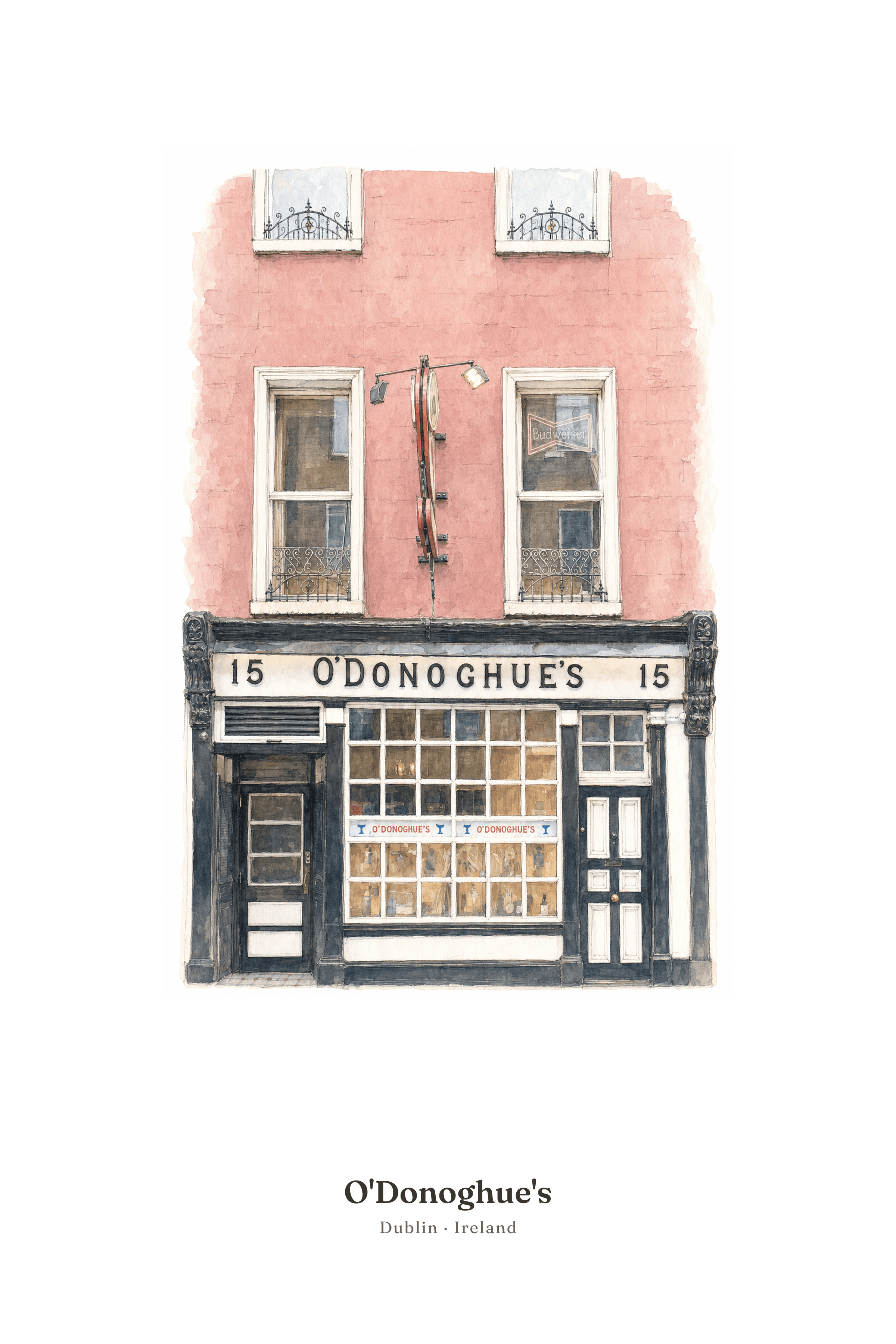 Poster of O'Donoghue's, Dublin