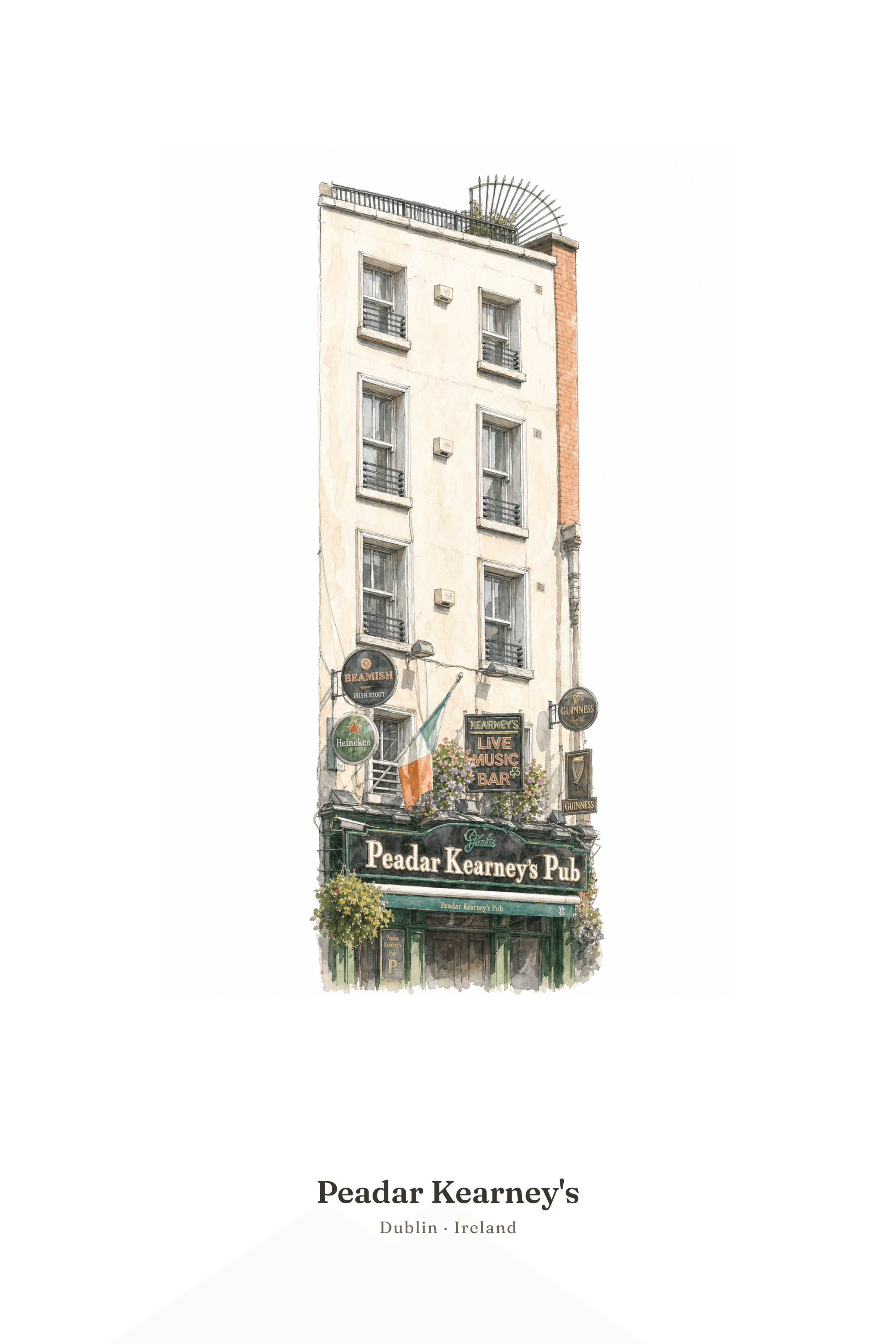 Poster of Peadar Kearney's, Dublin