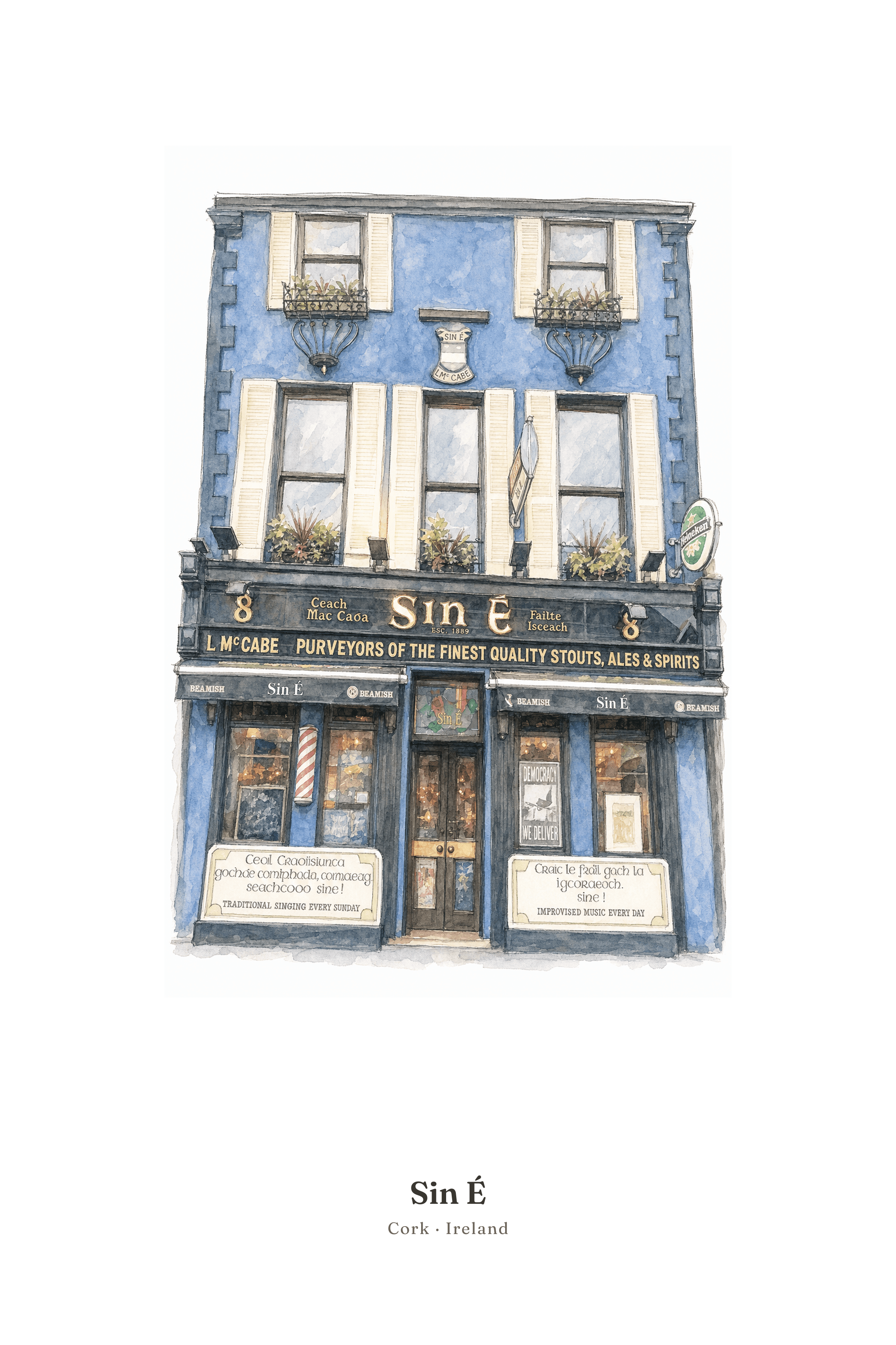 Poster of Sin É, Cork