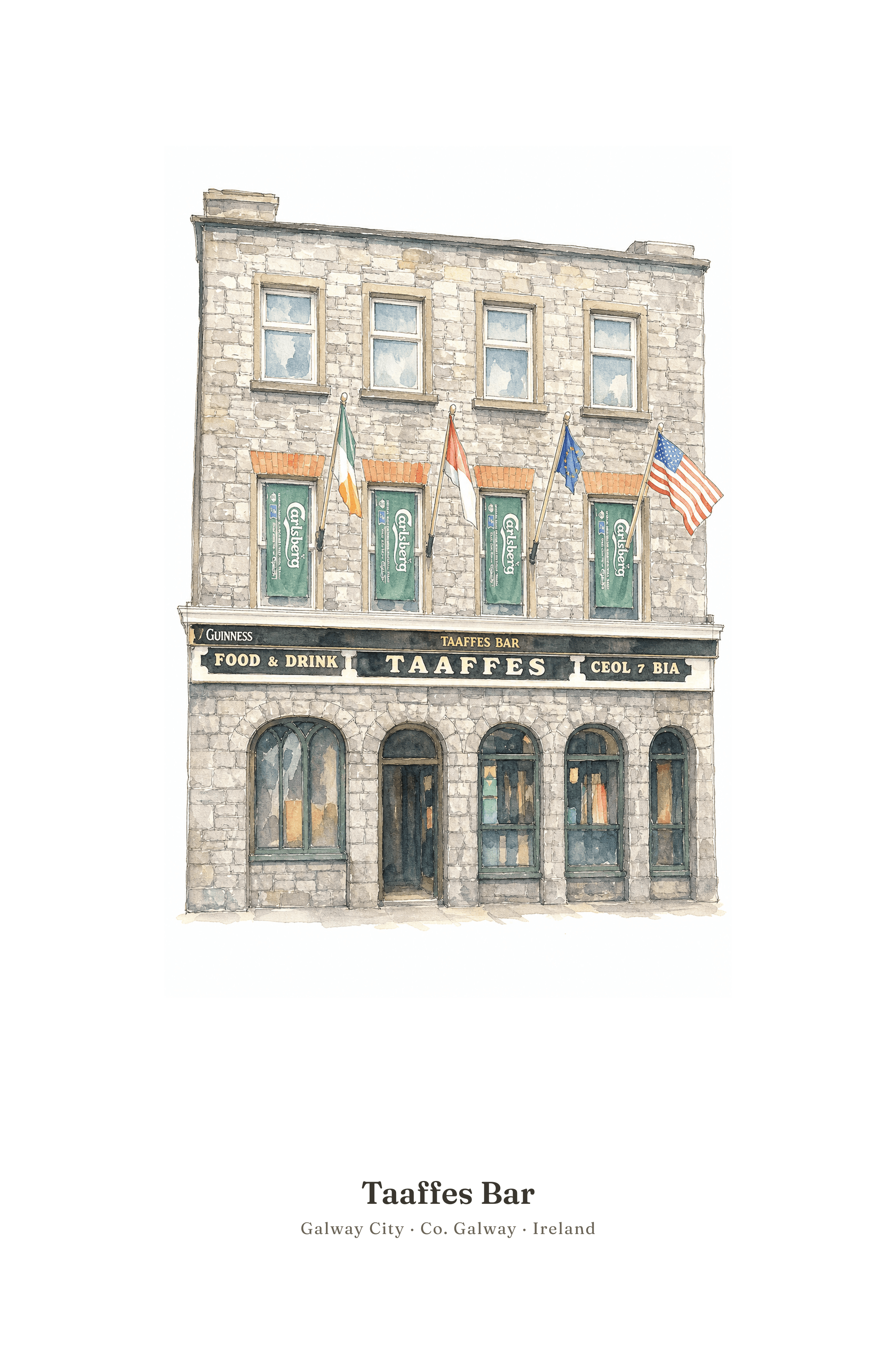 Poster of Taaffes Bar, Galway City