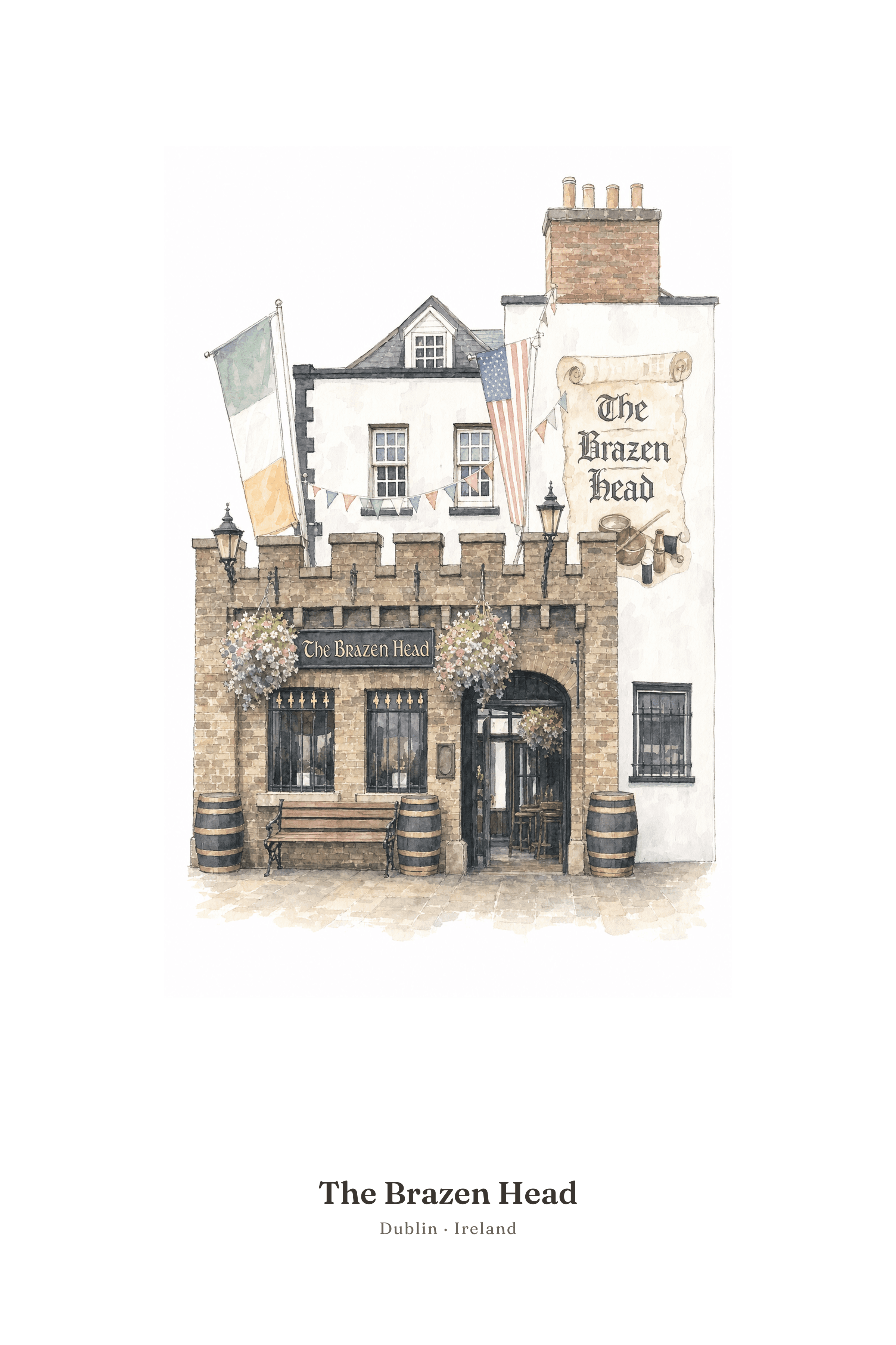 Poster of The Brazen Head, Dublin