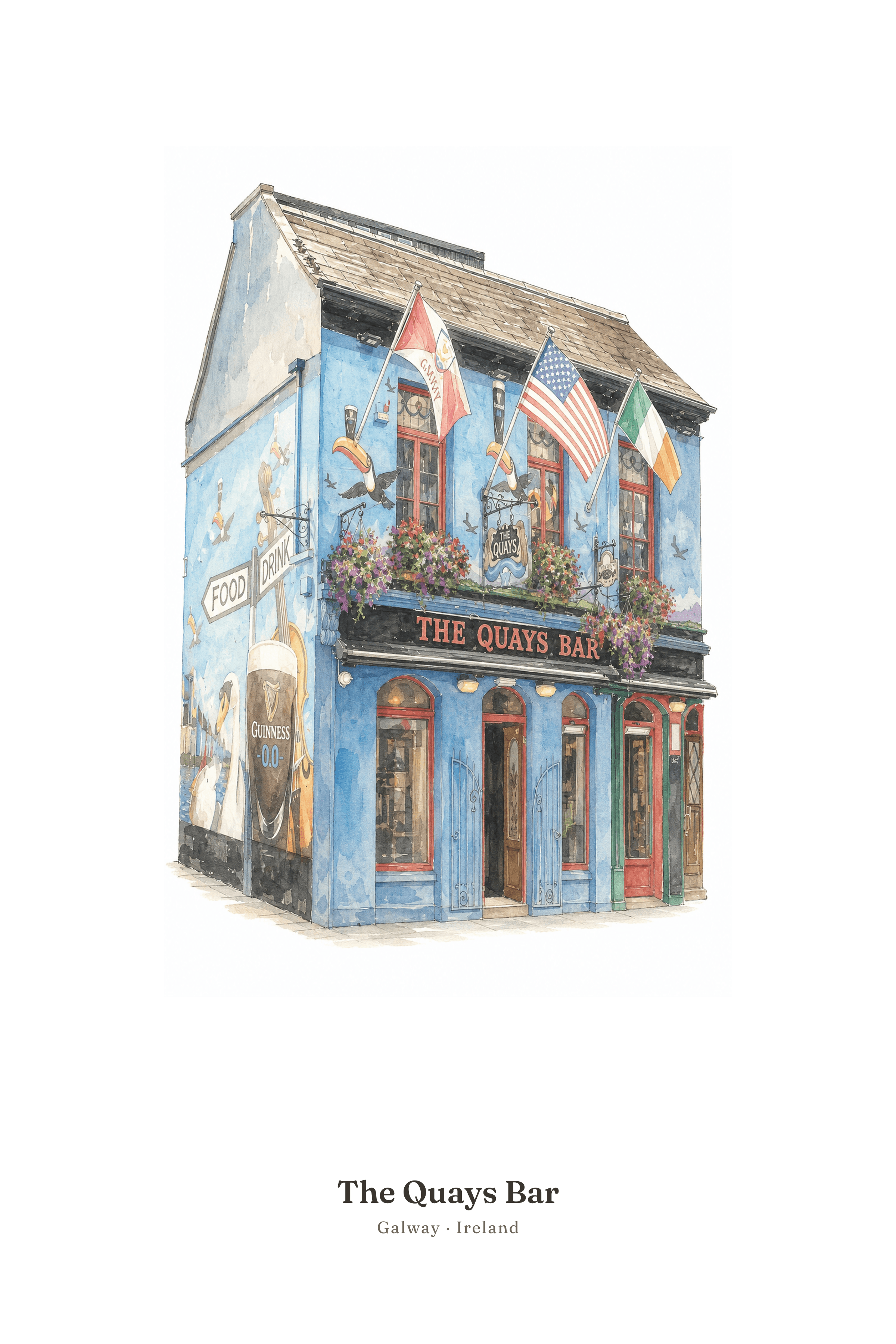 Poster of The Quays Bar, Galway