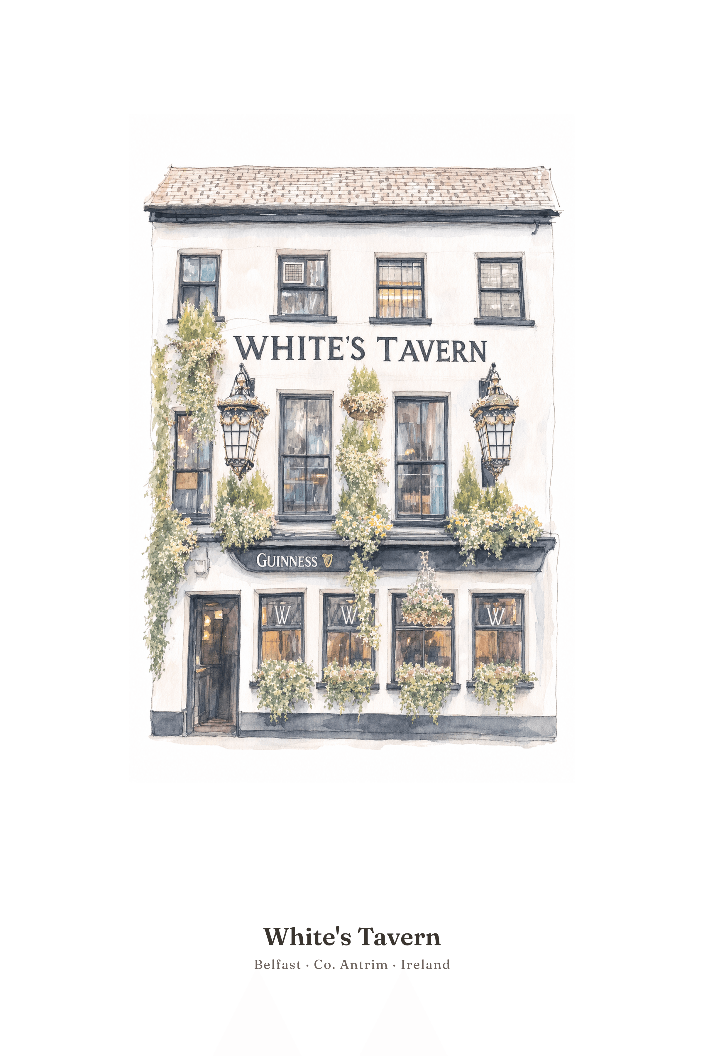Poster of White's Tavern, Belfast