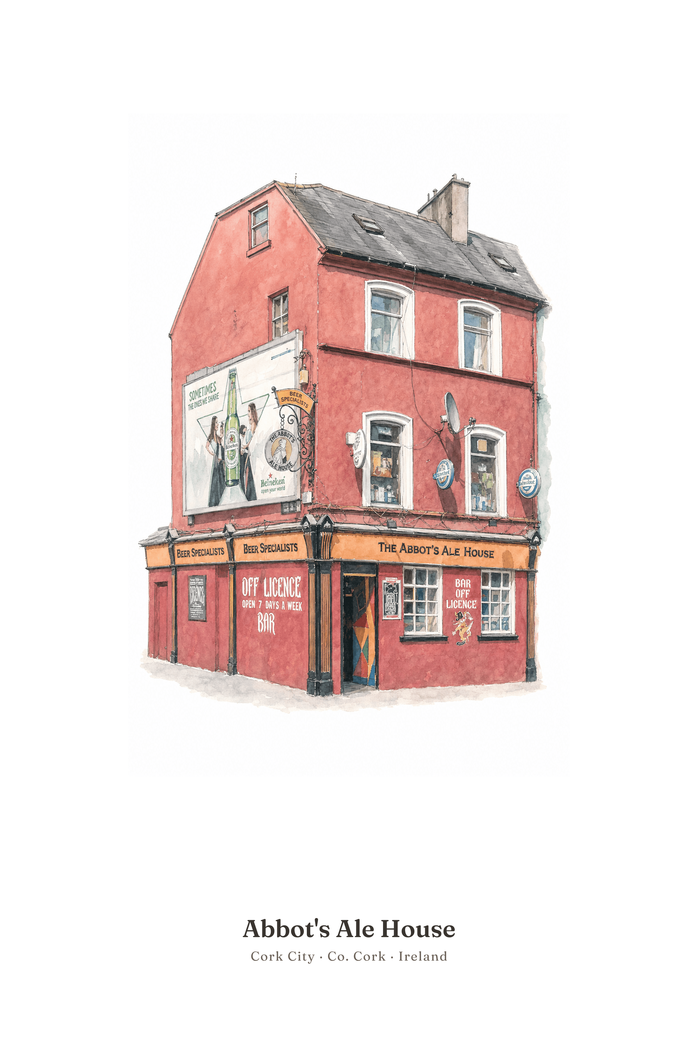 Poster of Abbot's Ale House, Cork City
