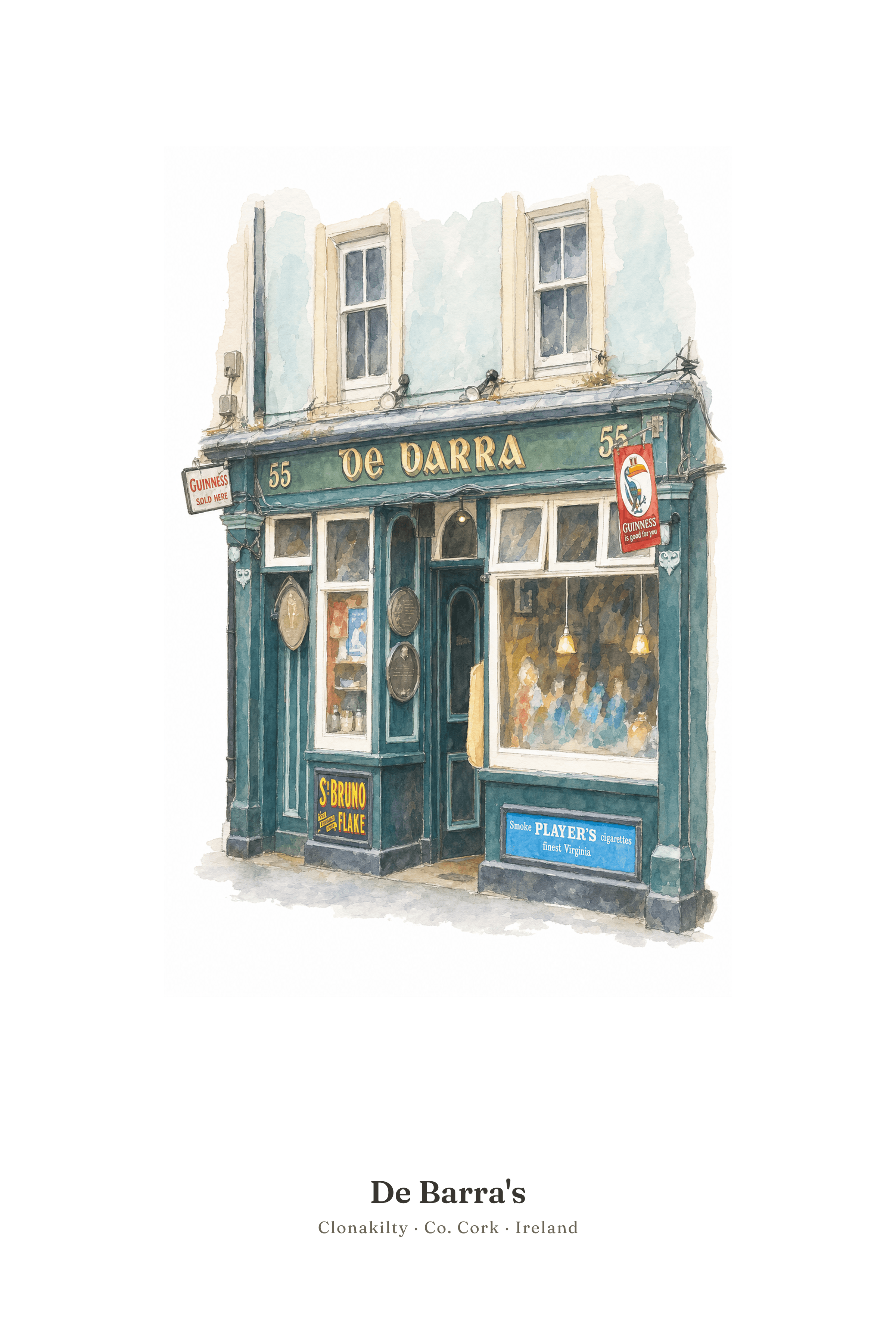 Poster of De Barra's, Clonakilty