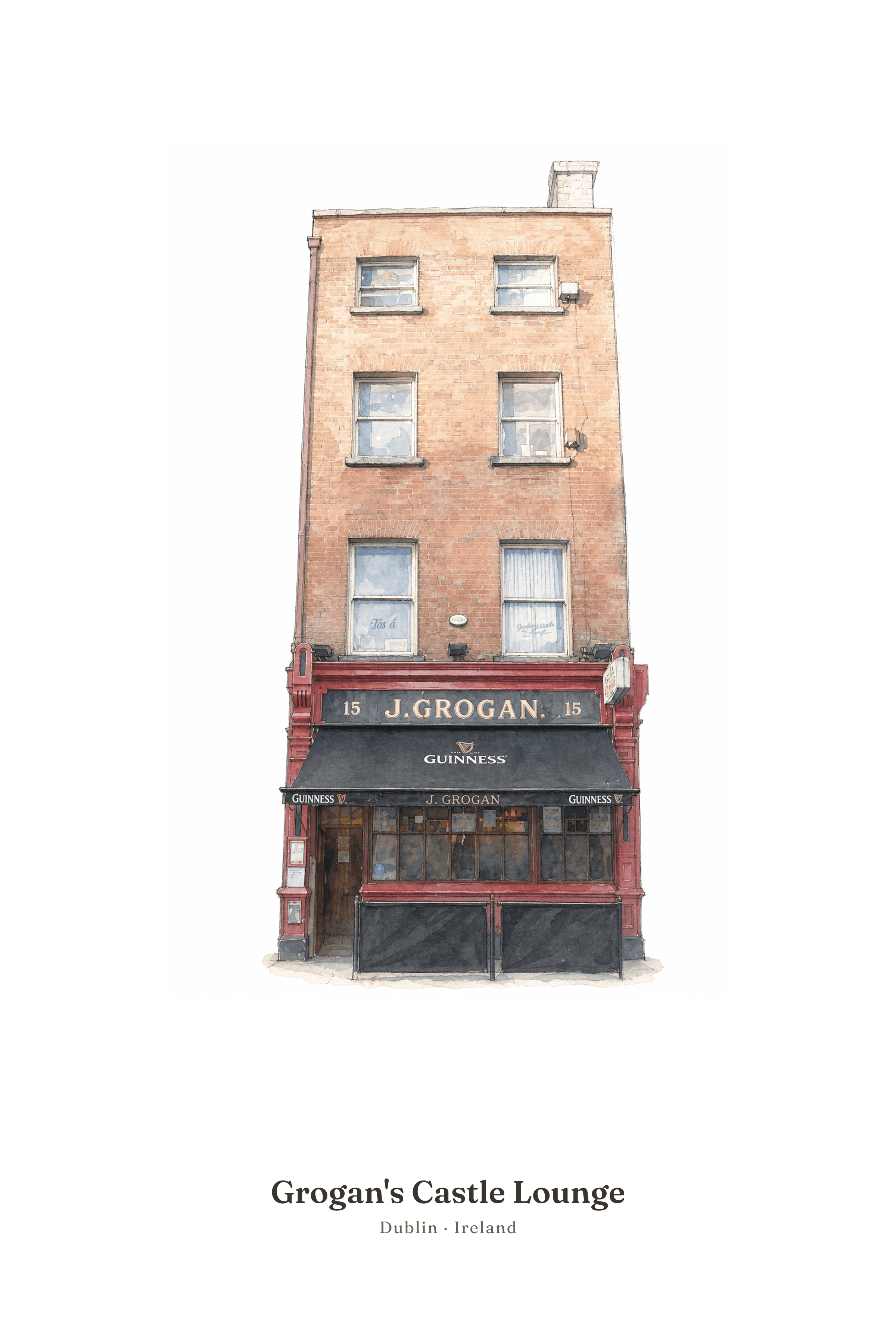 Poster of Grogan's Castle Lounge, Dublin