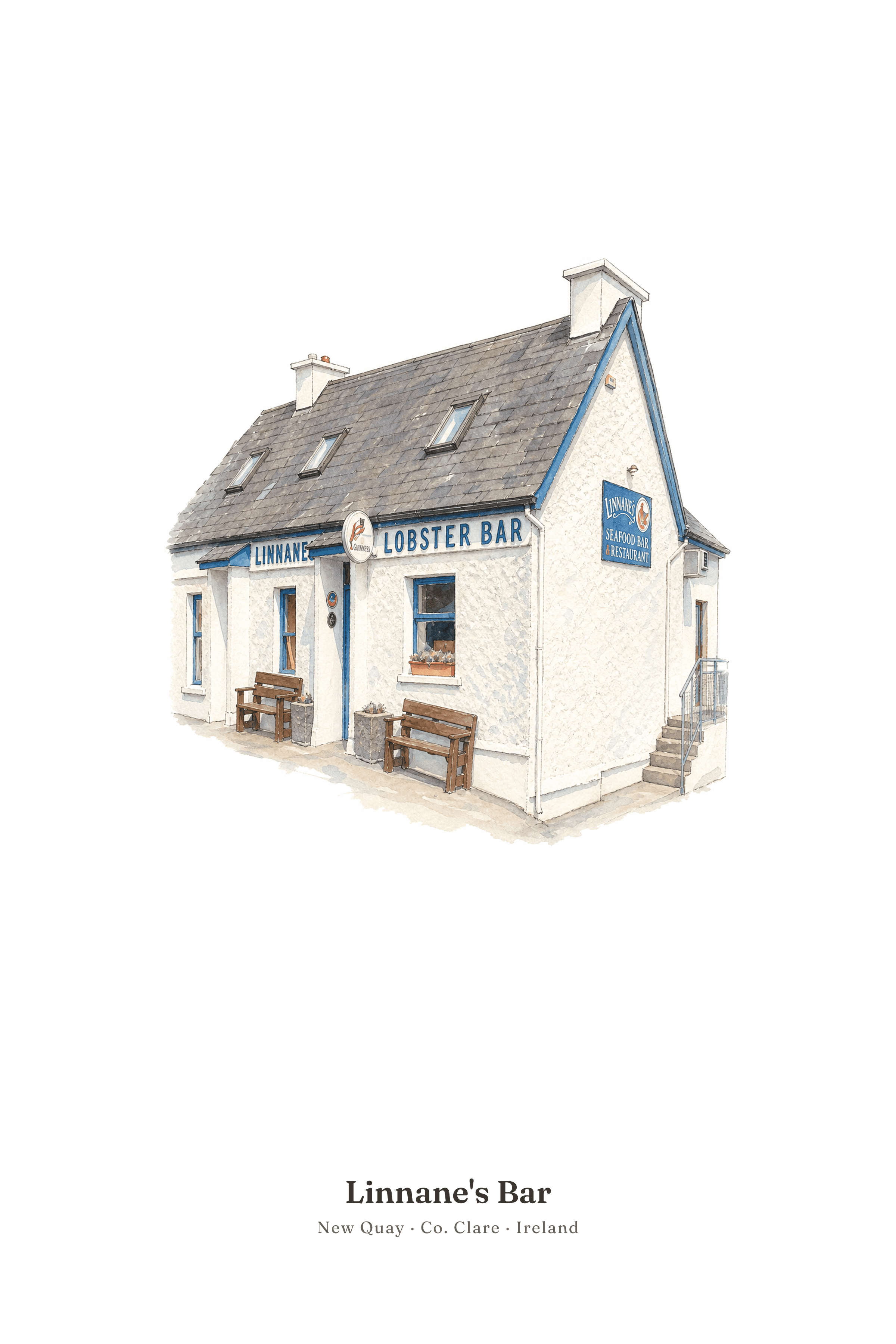 Poster of Linnane's Bar, New Quay