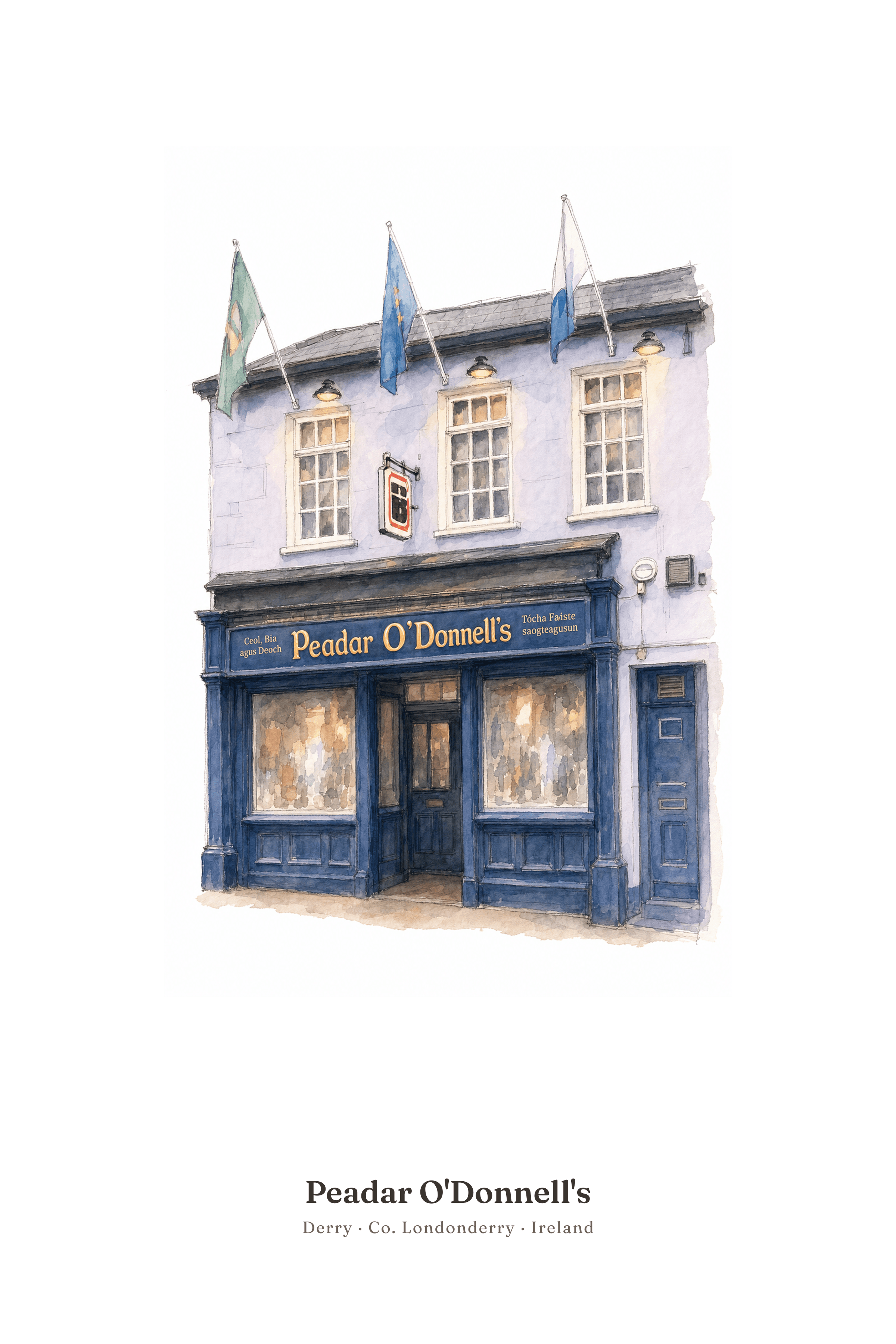 Poster of Peadar O'Donnell's, Derry
