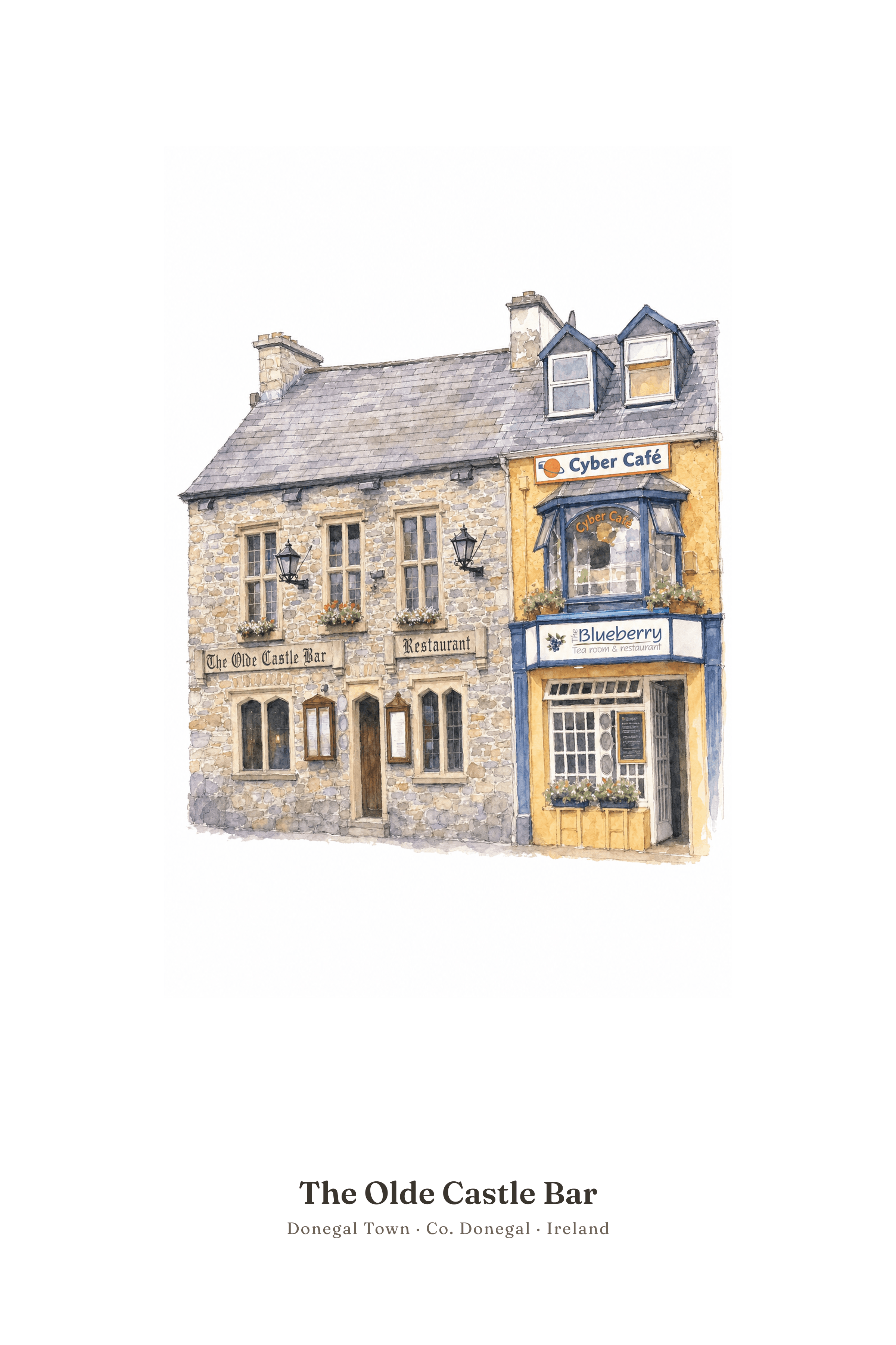 Poster of The Olde Castle Bar, Donegal Town