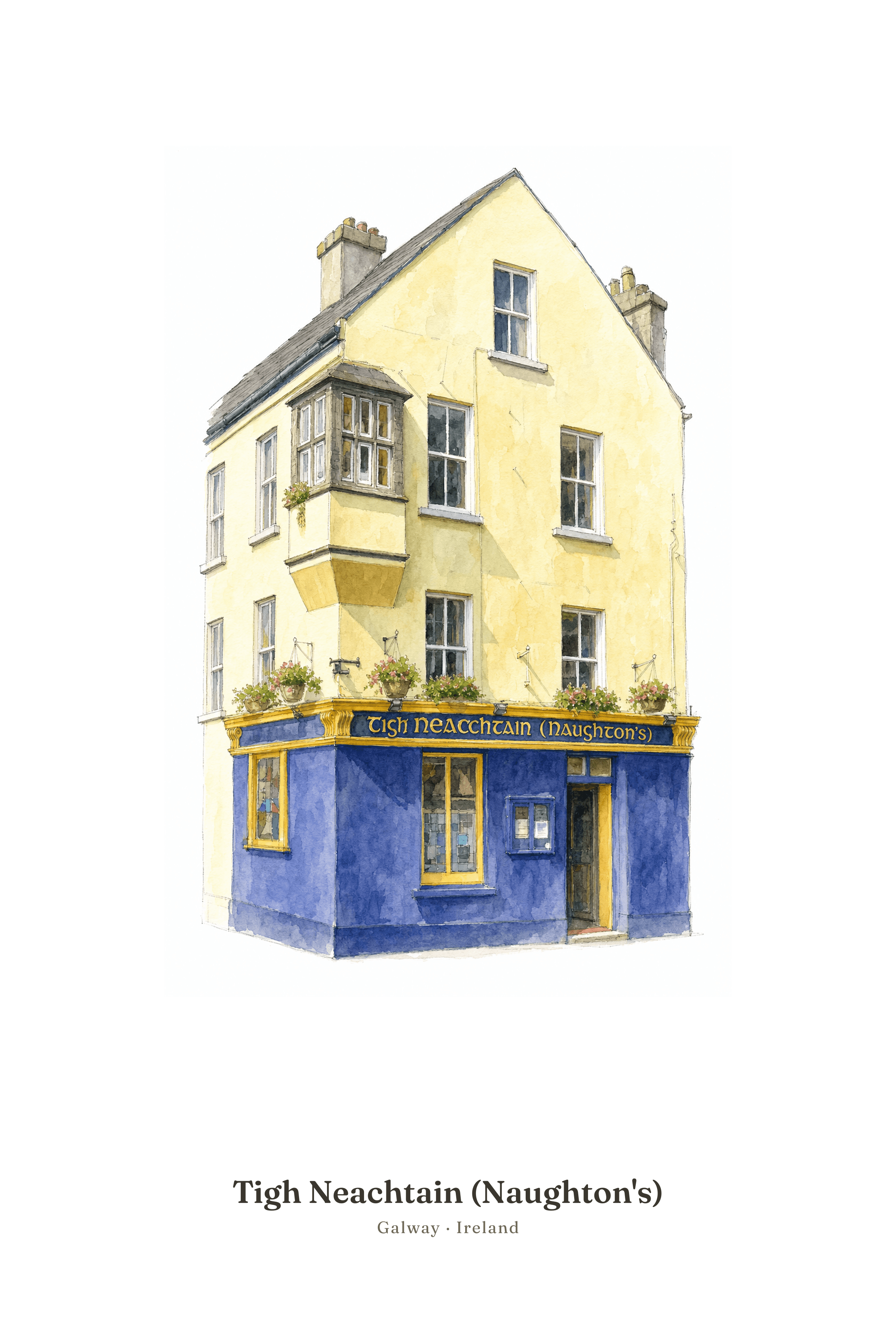 Poster of Tigh Neachtain (Naughton's), Galway
