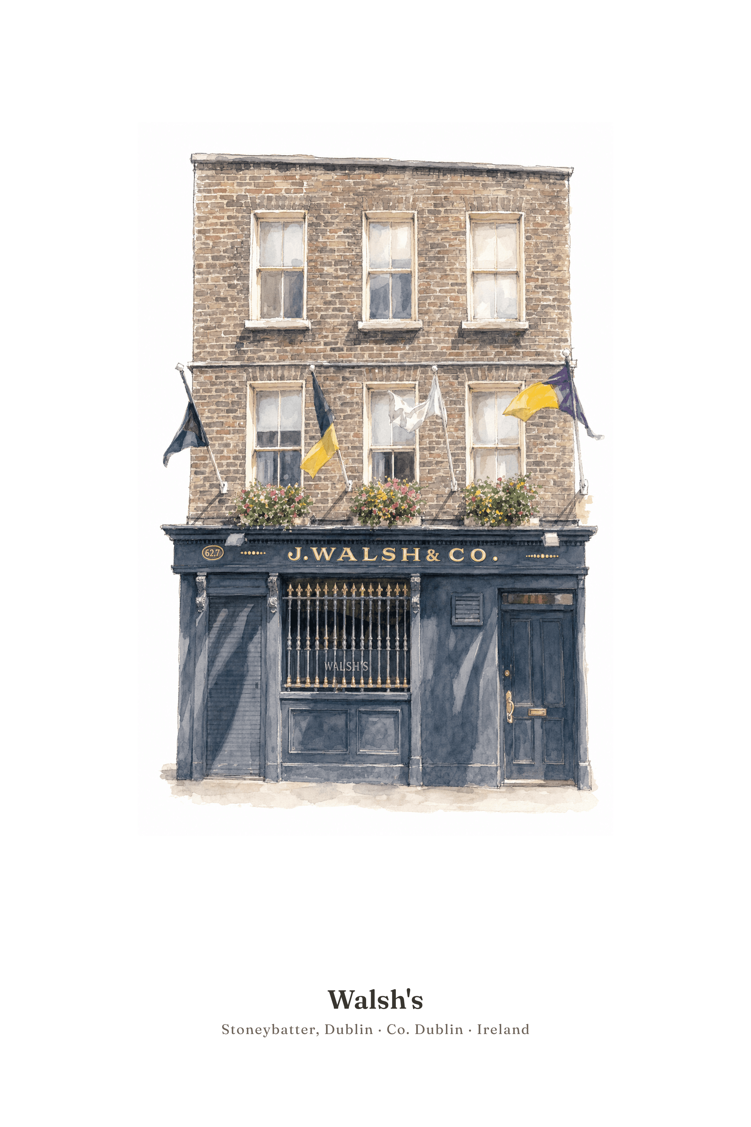 Poster of Walsh's, Stoneybatter, Dublin